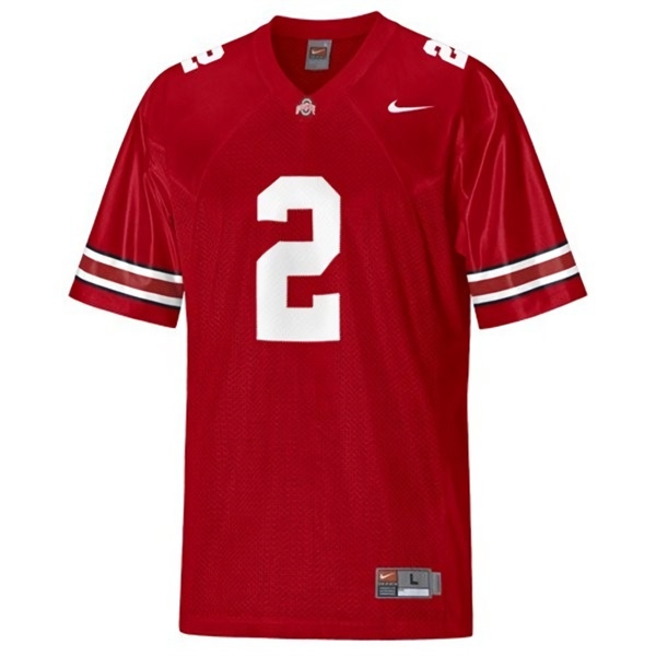 Ohio State Buckeyes Men's NCAA Cris Carter #2 Red College Football Jersey EGP1349DQ